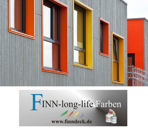 FINN-long-life-Farben stehen für dauerhaft schönen Holzschutz und sind auf dem neuesten Stand der technischen Entwicklung. Sie lassen sich leicht verarbeiten, besitzen eine hervorragende Außenbeständigkeit und überzeugen durch ihre hohe Transparenz in brillanten Farbtönen über Jahre. 